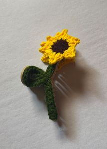 Sunflower Hair Claw Clip