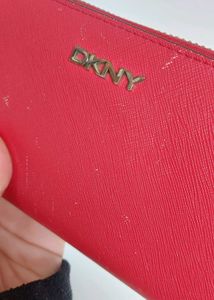 Authentic Imported DKNY zip-around wallet