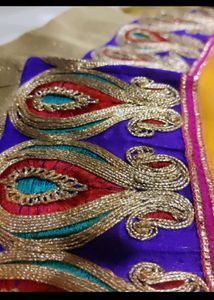 Yellow Embroidered Anarkali Dress