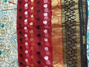 Elegant Red Ethnic Saree