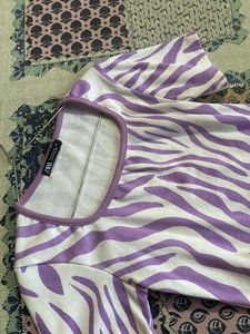 Zebra Print Crop Top