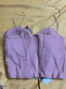 Sparkly Rose Gold Sequin Cami