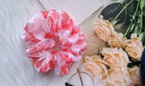 Valentine Day Special Organza Scrunchie