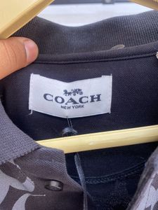 Coach Patterned Polo Shirt