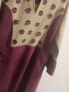 Beautiful Wollon &amp; Velvet Kurta