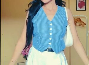 Striped Blue Vest