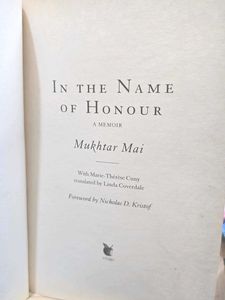 In the Name of Honour - Mukhtar Mai