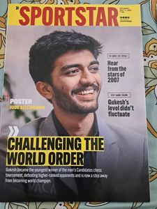 Latest Sportstar Magazine Rs 100