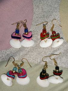 4 Sets Of Shell Earrings