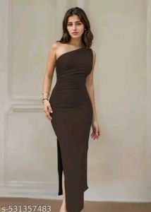 Trendy One Should Brown Dress