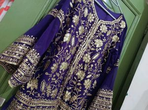 Elegant Purple Embroidered Kurta
