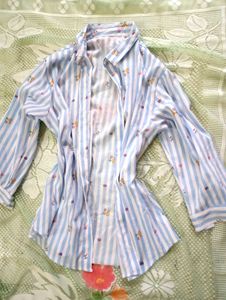 Striped Floral Shirt 💕