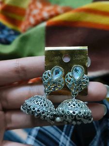 Ethnic Jhumka Earring Set