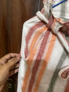 Stripes Linen Pants