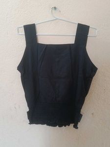 Black Sleeveless Party Wear Top