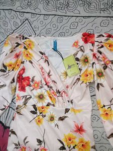 Floral Bodycon Dress (New With Tag)