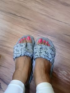 Grey Slippers