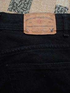 Black Straight Leg Jeans