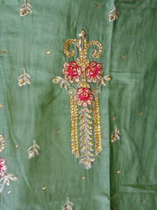 Elegant Green Embroidered Kurta Set