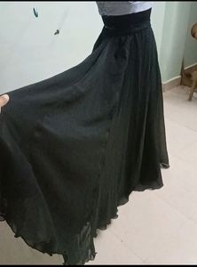 Full Circle Skirt With Croptop