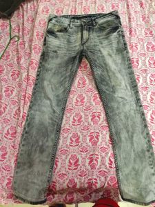 Acid Wash Denim Jeans