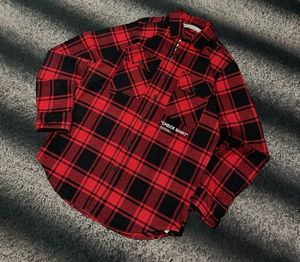 Off-White Red & Black Flannel