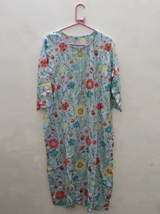 Floral Print Full Suit with Dupatta (XXL)