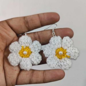 Handmade Crochet Earrings Set