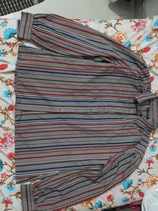 Striped Long Sleeve Button-Down