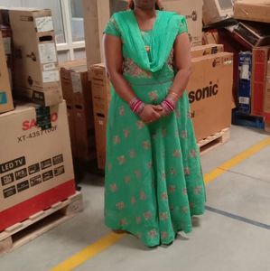 Green Beautiful Gown