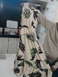 Tropical Print Sundress