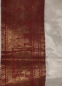 Elegant White Saree