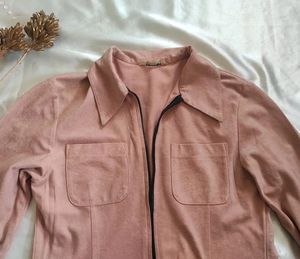 Suede Cropped Jacket