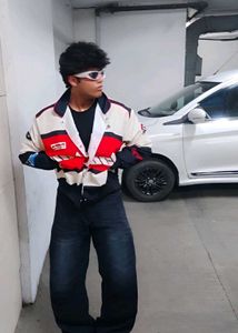 Y2k Blackair Racing Jacket