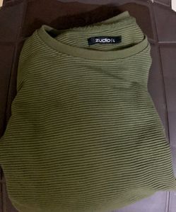 Zudio Ribbed Sweatshirt