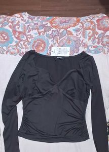 Black Long Sleeve Top