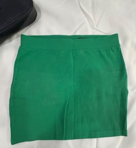 Green Mini Skirt