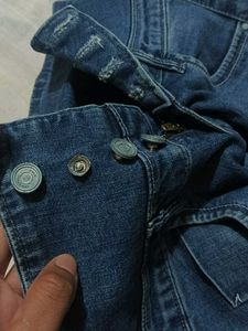 Distressed Denim Jeans