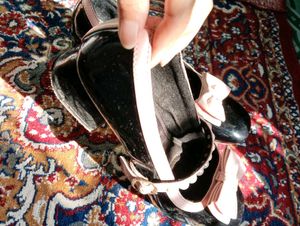 Cute black pink Mary Jane