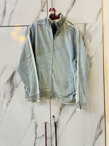 Sky Blue Jacket Very Thick For Winters