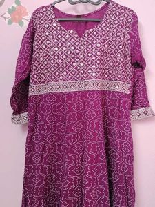 Cotton Anarkali Kurta