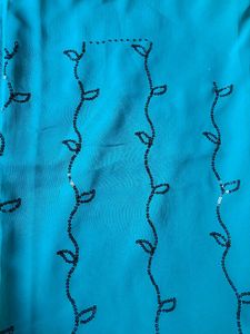 Combo Of 3 New Peach Embroidered Sarees