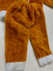 Baby Boy Orange Brown Colour Fur Winter Wear