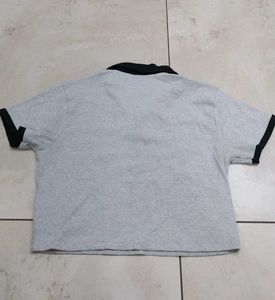 Grey Polo T-Shirt