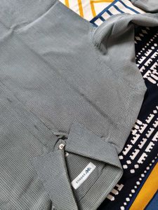 Exodus Men Checks Green Casual Shirt