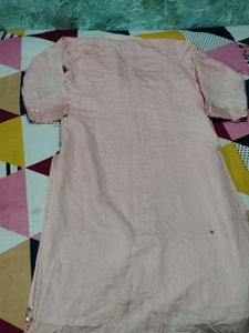 Pink Embroidered Kurta Set