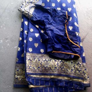 Royal Blue Saree