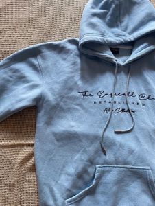 Sky Blue Drop Shoulder Hoodie