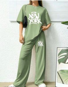 *Stylish New York Print Top &amp; Bottom Set