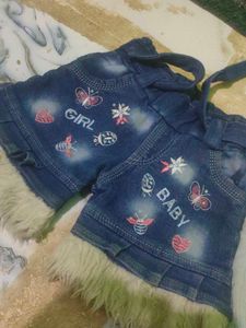 Cute Embroidered Denim Shorts Bundle 2
